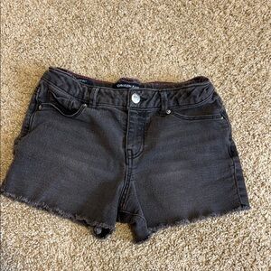 Calvin Klein Jeans Dark Gray Denim Shorts